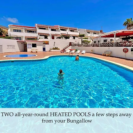 At The Beach, Sunny & 2 Heated Pools, Large Terrace, In Apartament Costa Adeje (Tenerife)