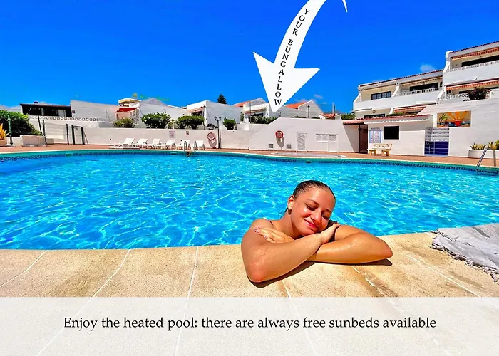 At The Beach, Sunny & 2 Heated Pools, Large Terrace, In Costa Adeje (Tenerife)